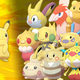 An image of Pikachu on the left staring down a bunch of AI-generated Pokémon on the right.